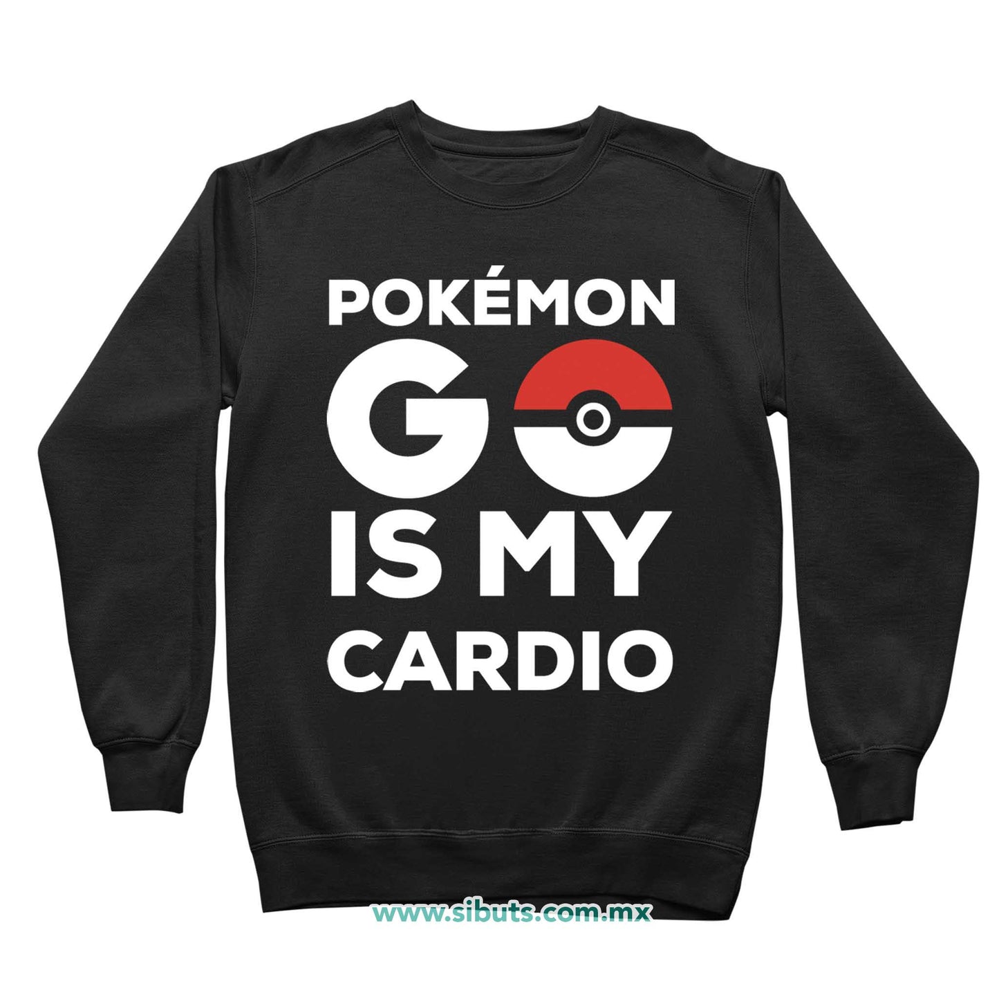 Sudadera Niño Cuello Redondo Pokemon Go Is My Cardio