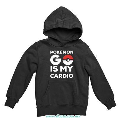 Sudadera Niño Gorro Pokemon Go Is My Cardio