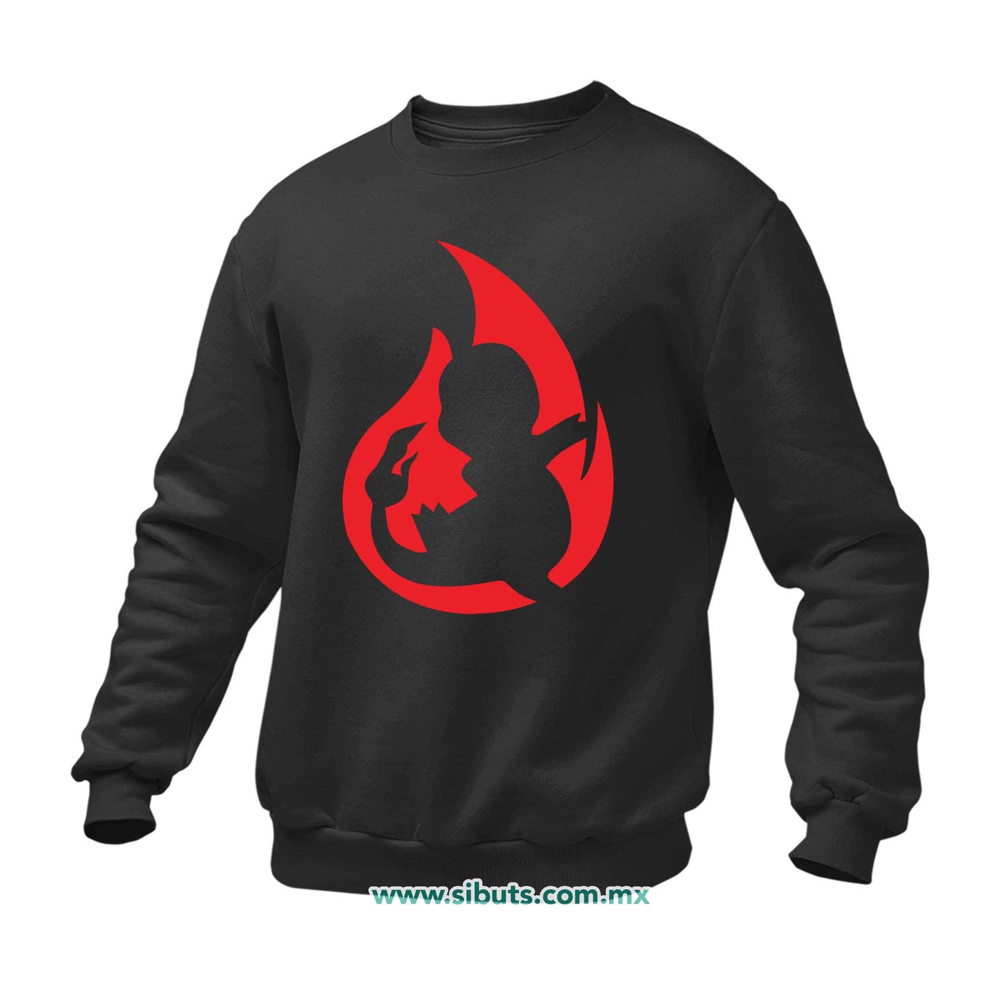 Sudadera Hombre Cuello Redondo Pokemon Charmander