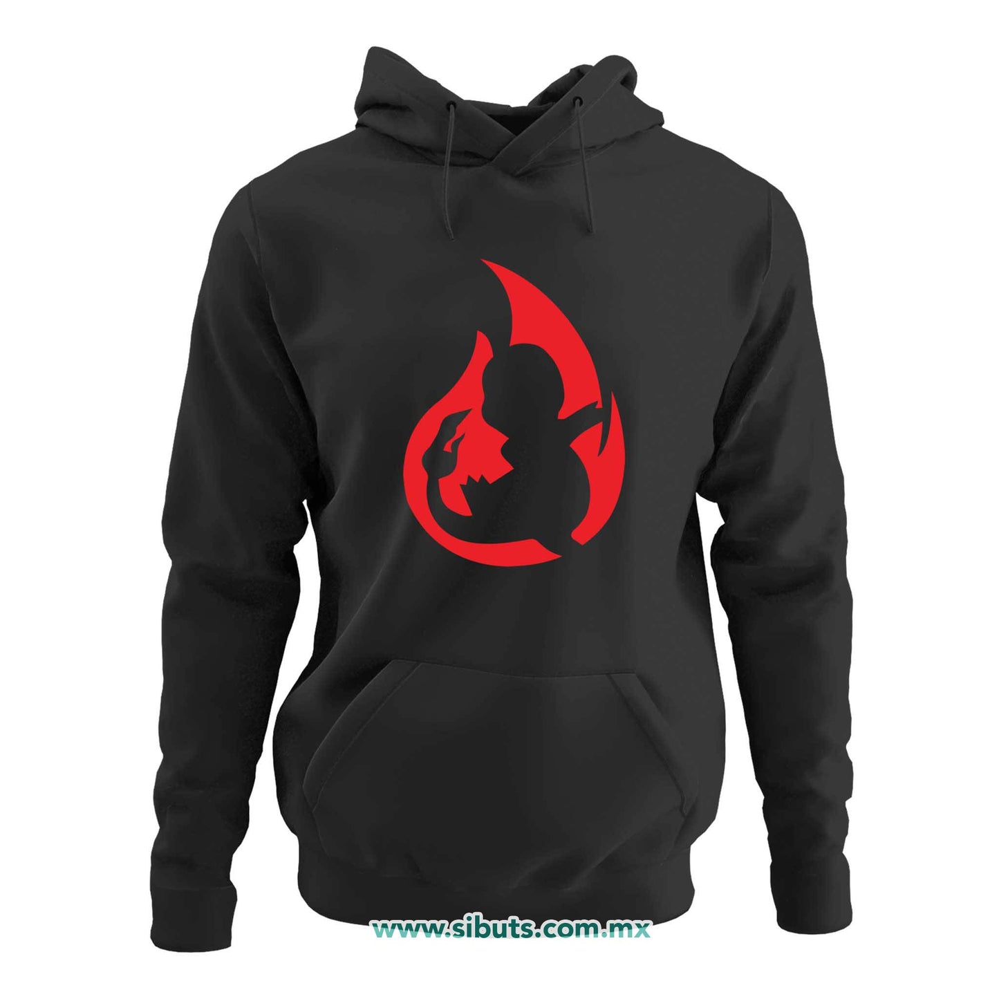 Sudadera Mujer Gorro Pokemon Charmander