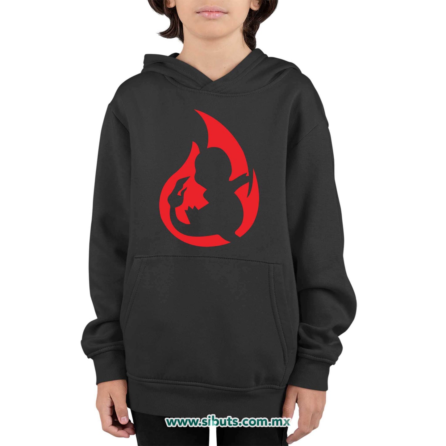 Sudadera Niño Gorro Pokemon Charmander