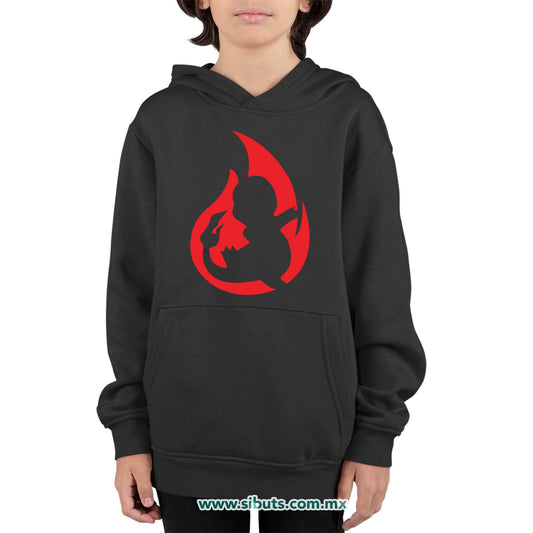 Sudadera Niño Gorro Pokemon Charmander