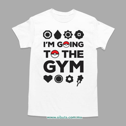 Playera Hombre Pokemon Go I´m Go To The Gym