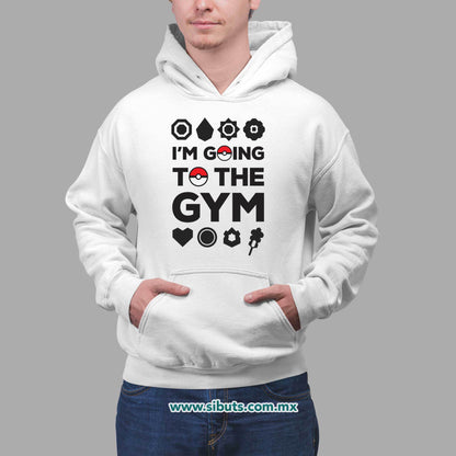 Sudadera Hombre Gorro Pokemon Go I´m Go To The Gym