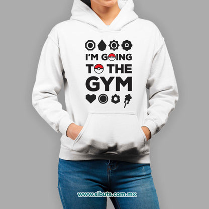 Sudadera Mujer Gorro Pokemon Go I´m Go To The Gym