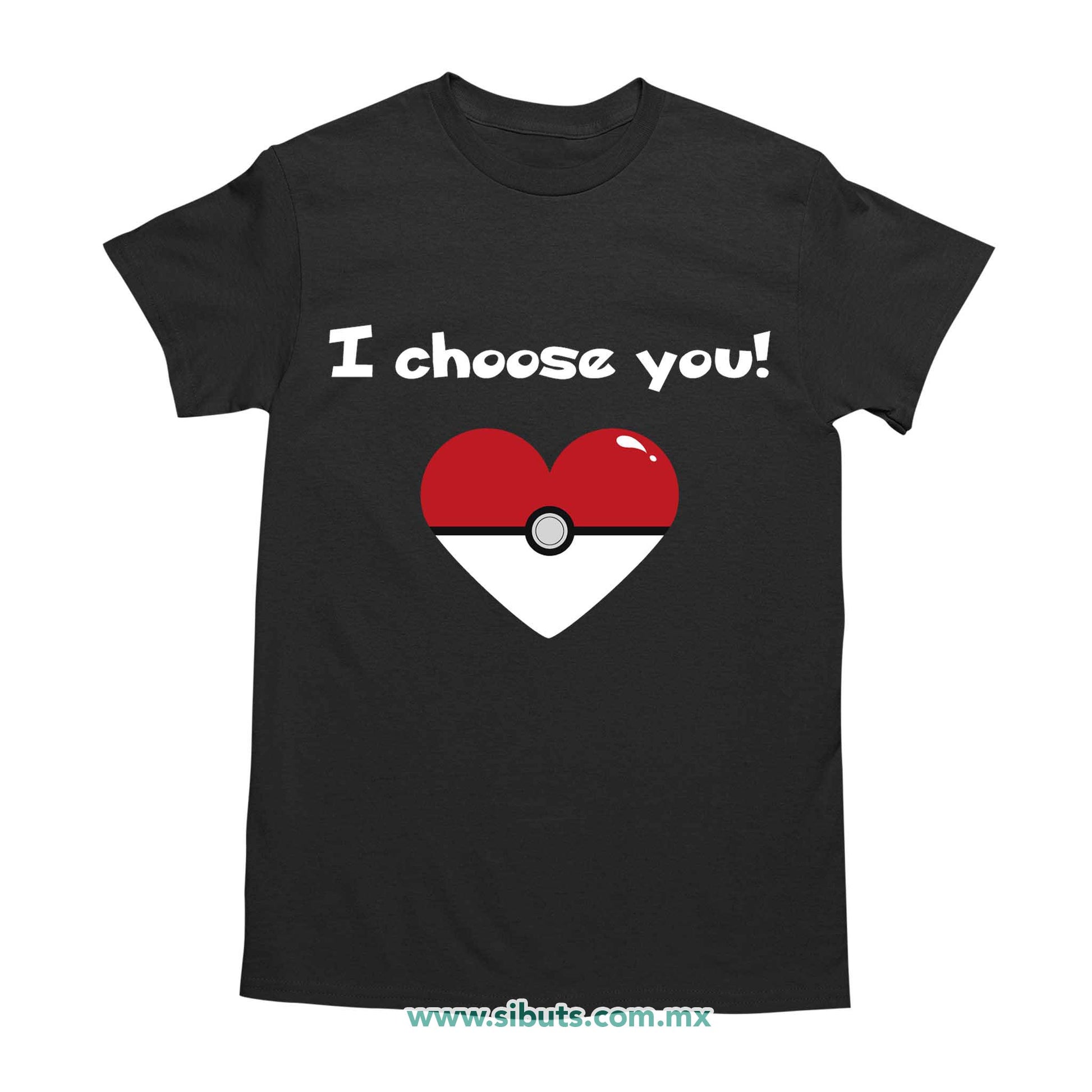 Playera Hombre Pokemon I Chose You