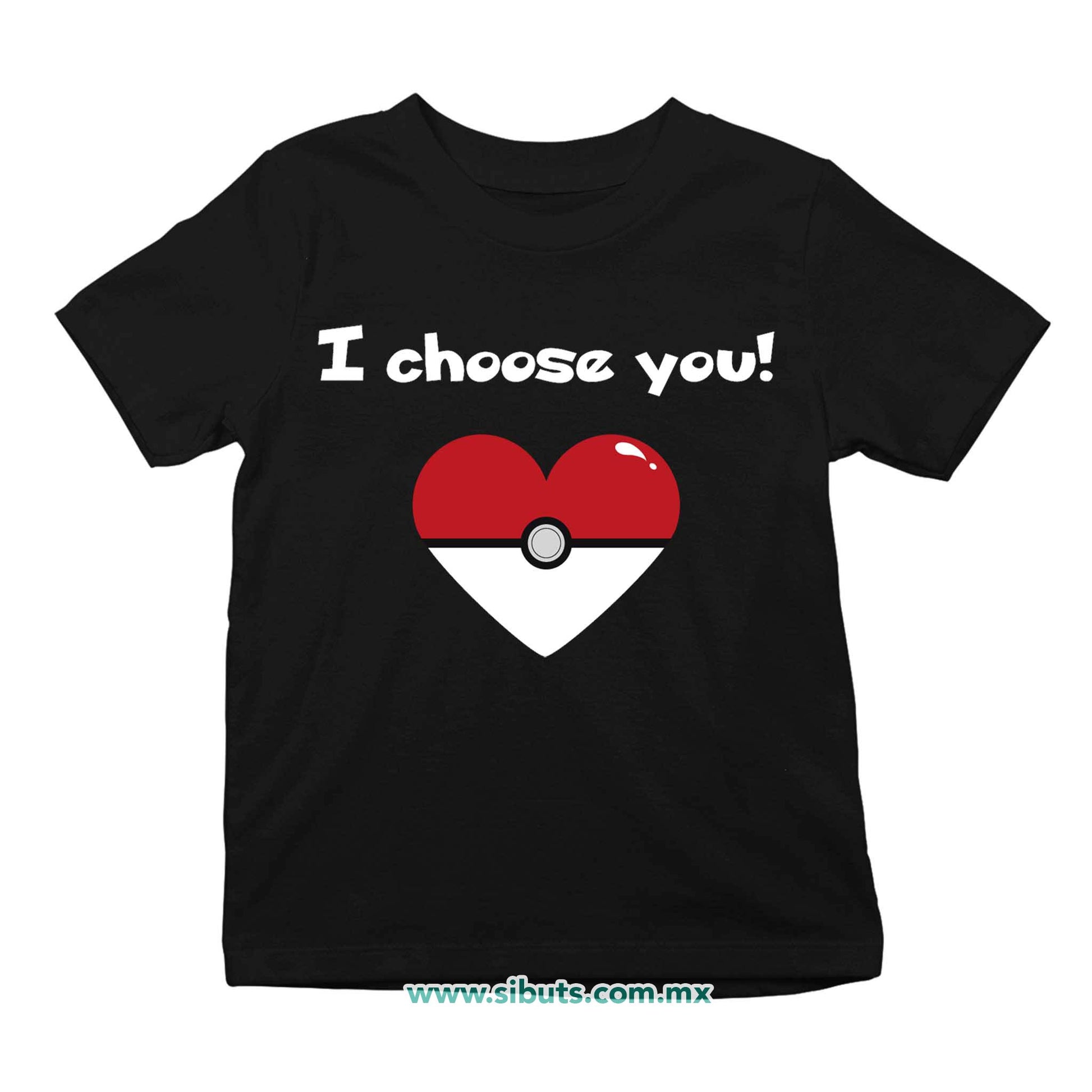 Playera Niña Pokemon I Chose You