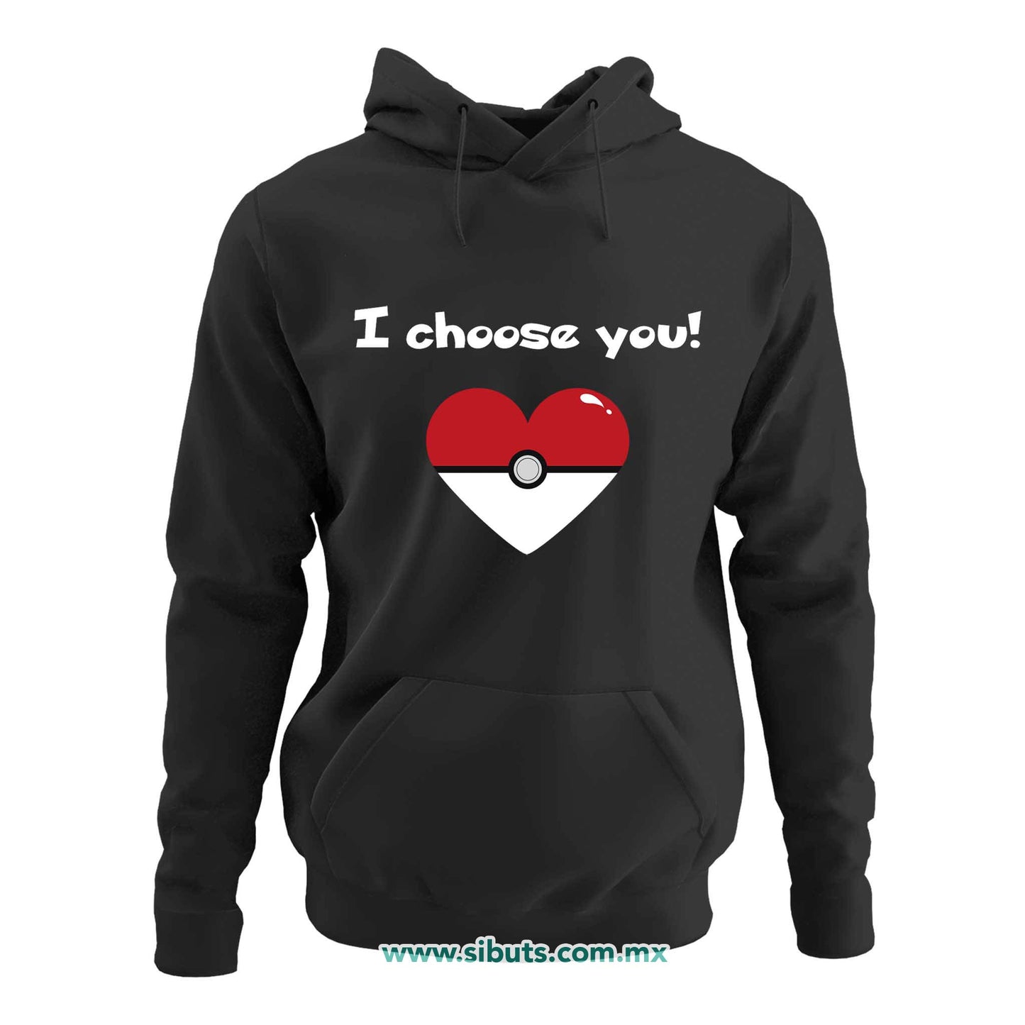 Sudadera Mujer Gorro Pokemon I Chose You