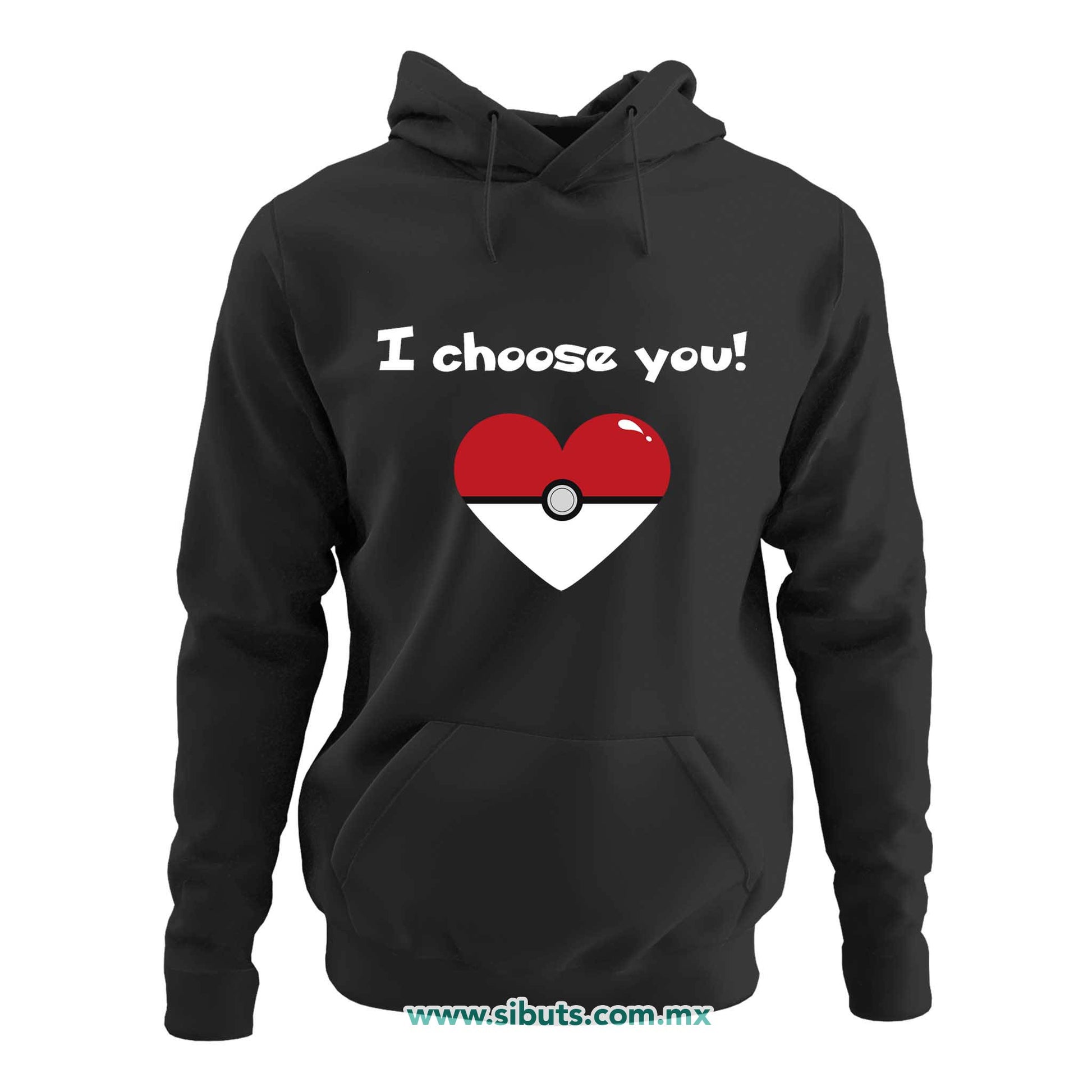 Sudadera Mujer Gorro Pokemon I Chose You