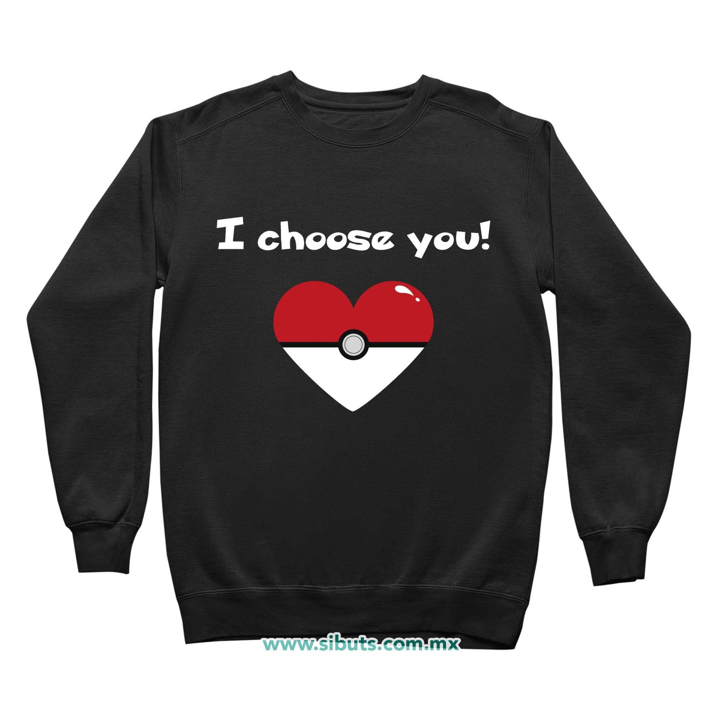 Sudadera Niña Cuello Redondo Pokemon I Chose You