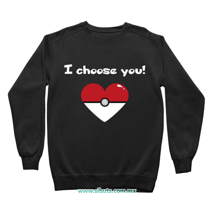 Sudadera Niña Cuello Redondo Pokemon I Chose You