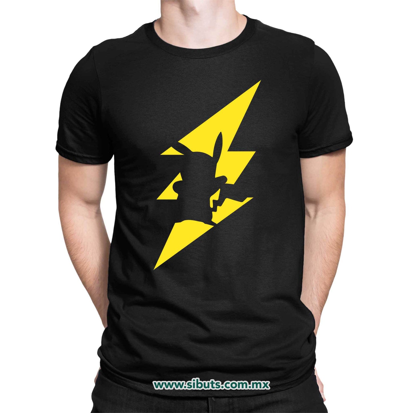 Playera Hombre Pokemon Pikachu