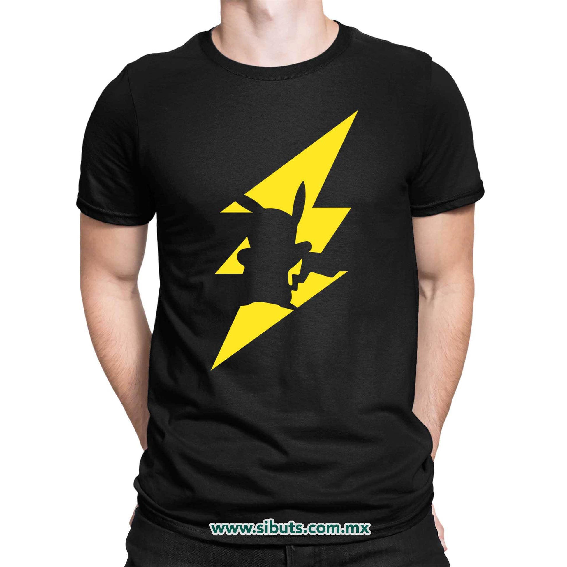 Playera Hombre Pokemon Pikachu