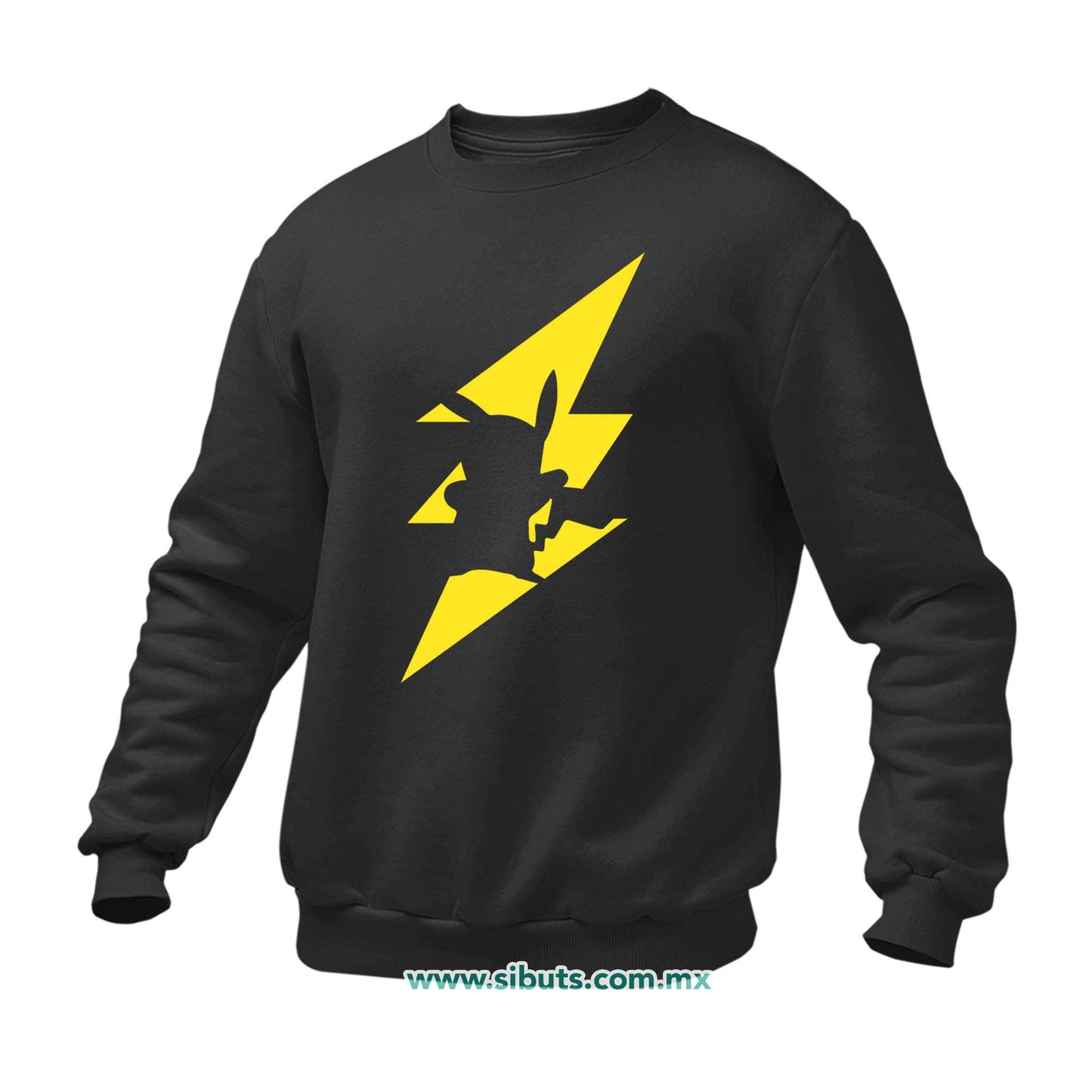 Sudadera Hombre Cuello Redondo Pokemon Pikachu