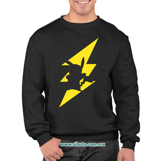 Sudadera Hombre Cuello Redondo Pokemon Pikachu