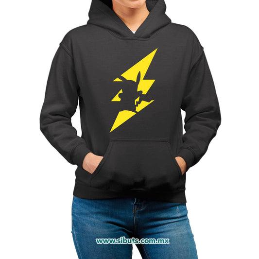 Sudadera Mujer Gorro Pokemon Pikachu