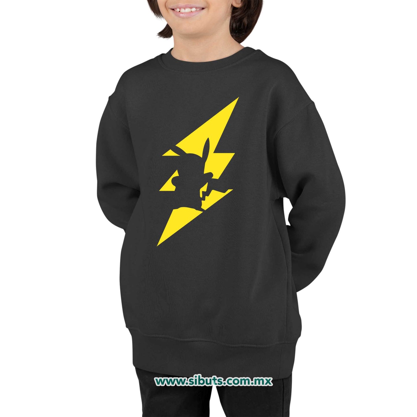 Sudadera Niño Cuello Redondo Pokemon Pikachu