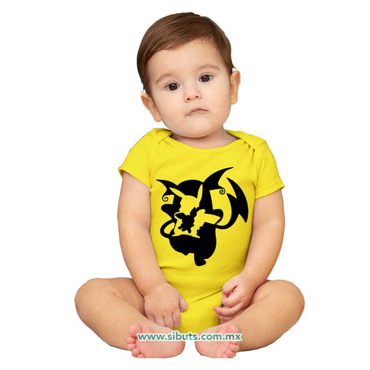 Pañalero Bebé Pokemon Pikachu Evolutions