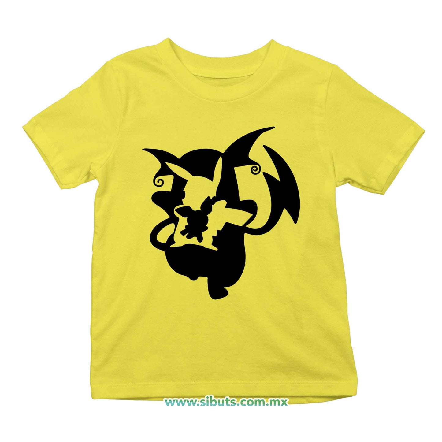 Playera Niño Pokemon Pikachu Evolutions