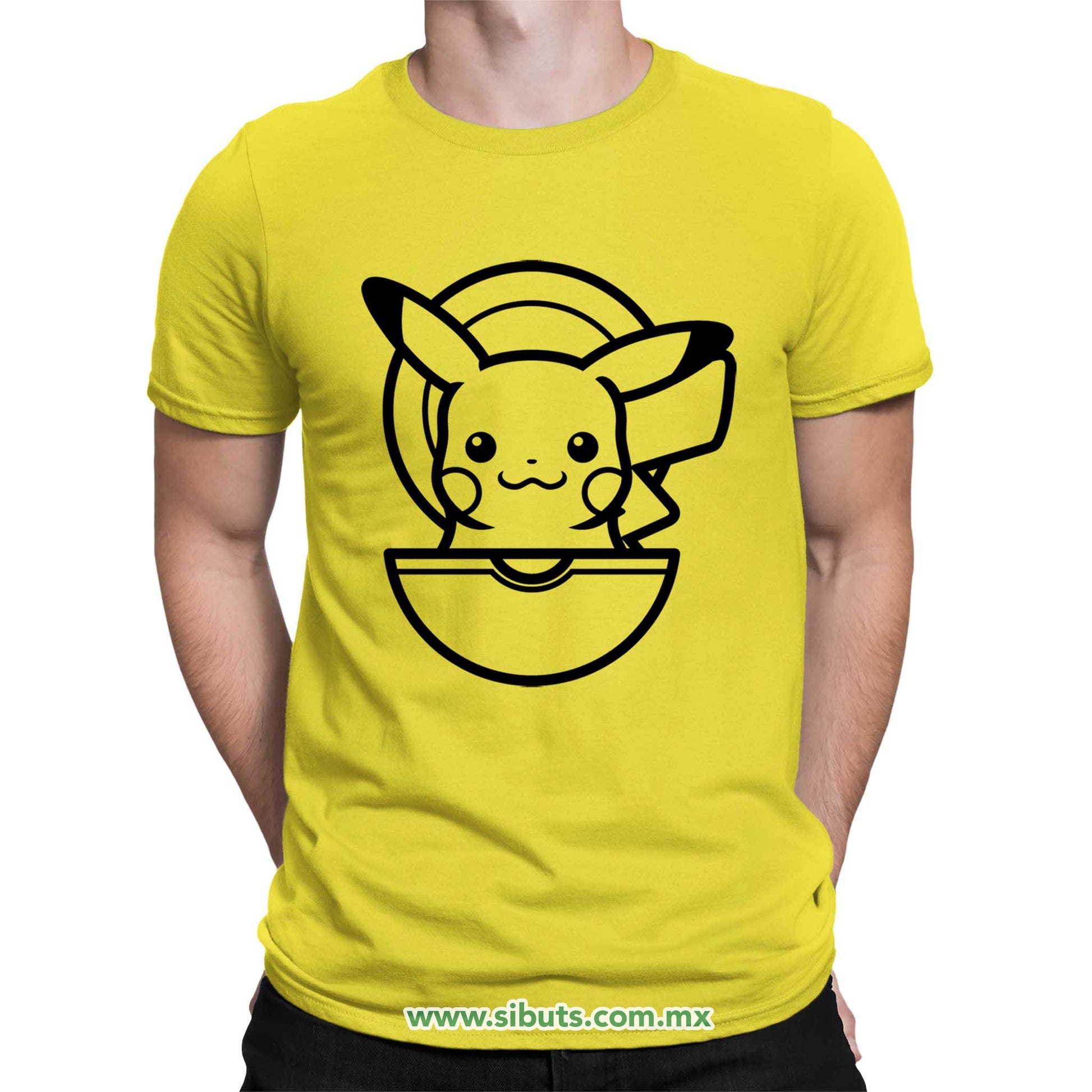 Playera Hombre Pokemon Pikachu Point