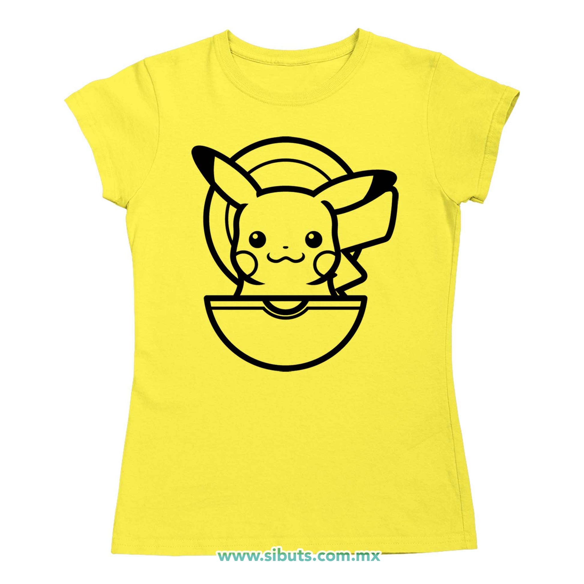Playera Mujer Pokemon Pikachu Point