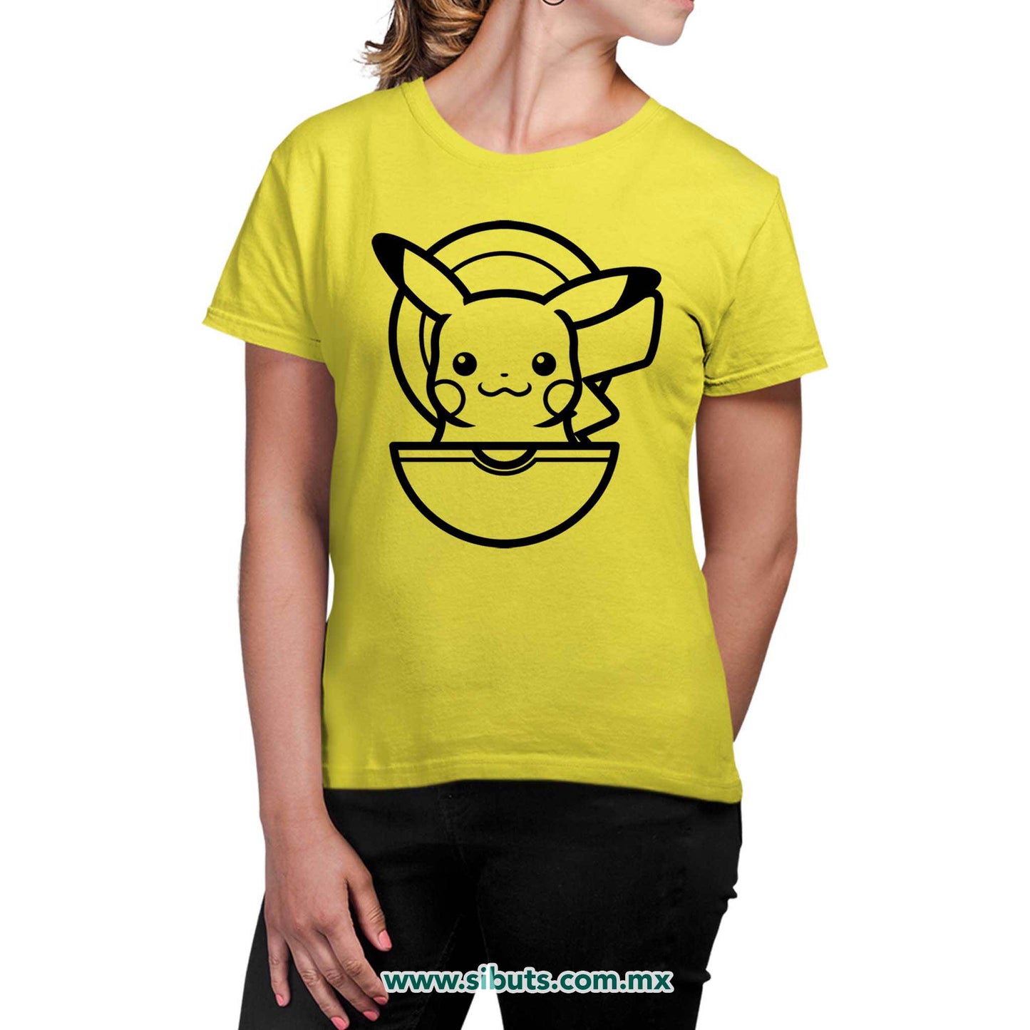 Playera Mujer Pokemon Pikachu Point