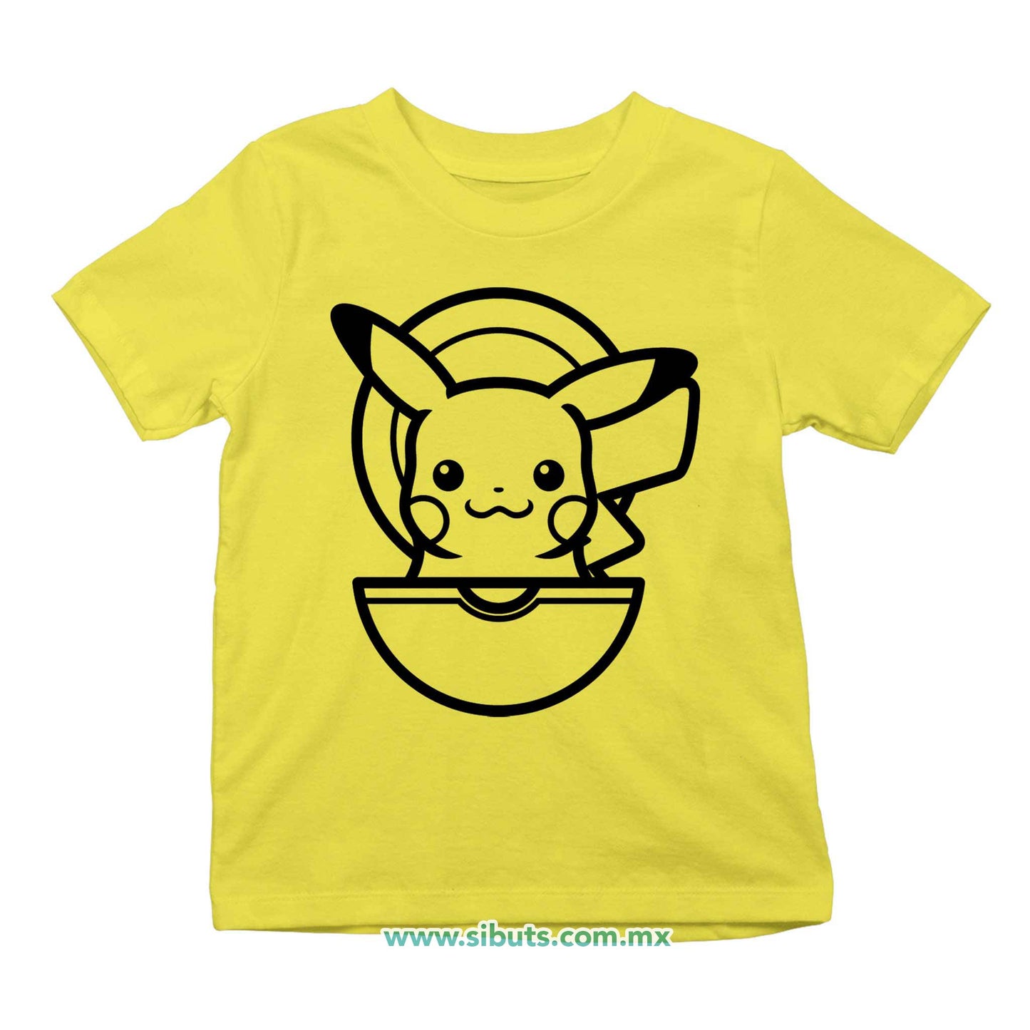 Playera Niño Pokemon Pikachu Element