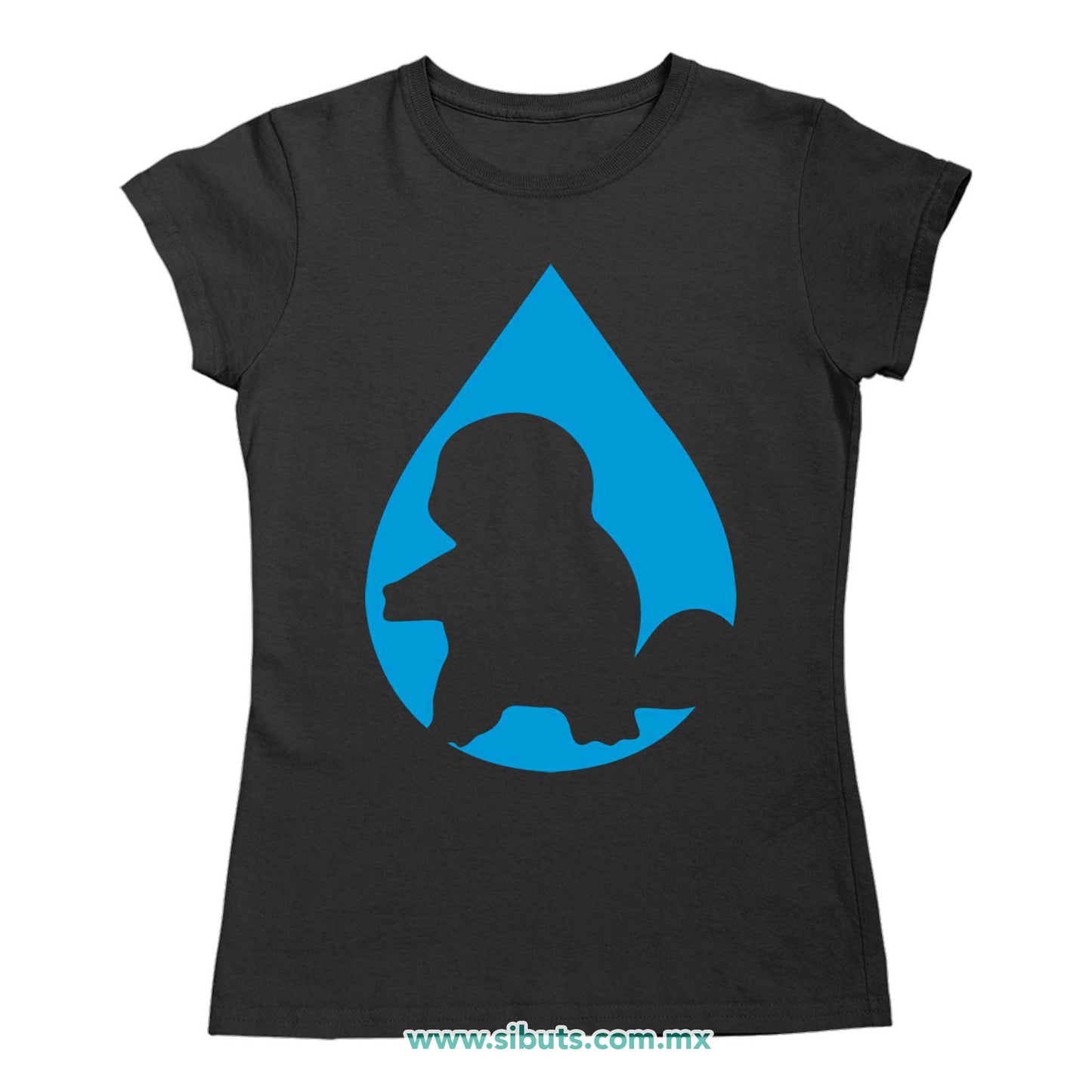 Playera Mujer Pokemon Squirttle
