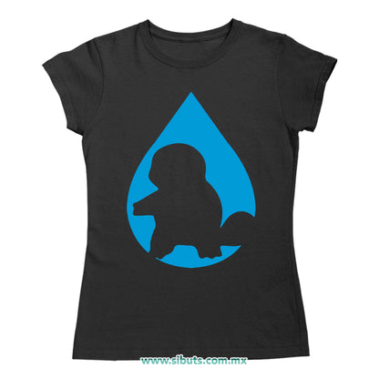Playera Mujer Pokemon Squirttle