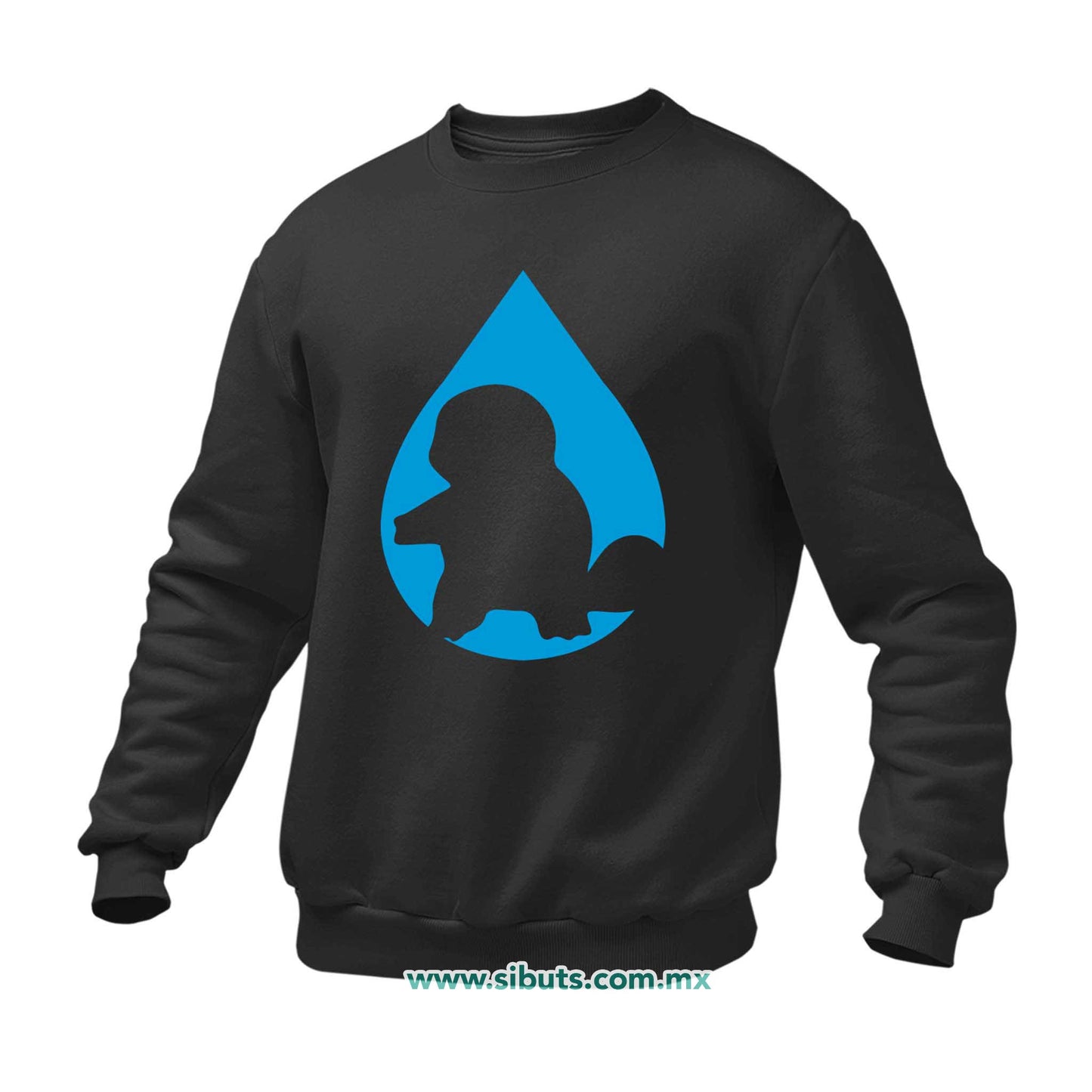 Sudadera Hombre Cuello Redondo Pokemon Squirttle