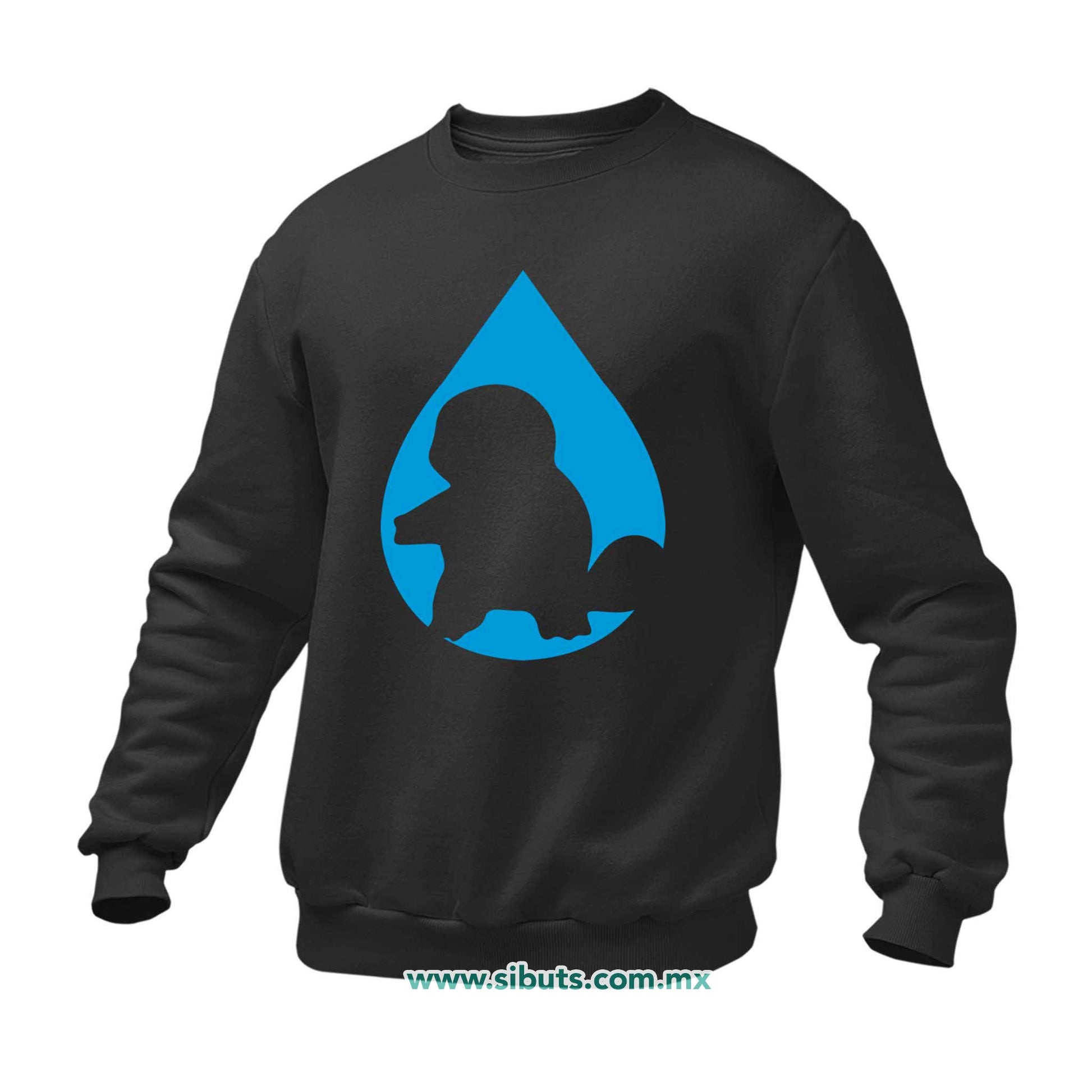 Sudadera Hombre Cuello Redondo Pokemon Squirttle