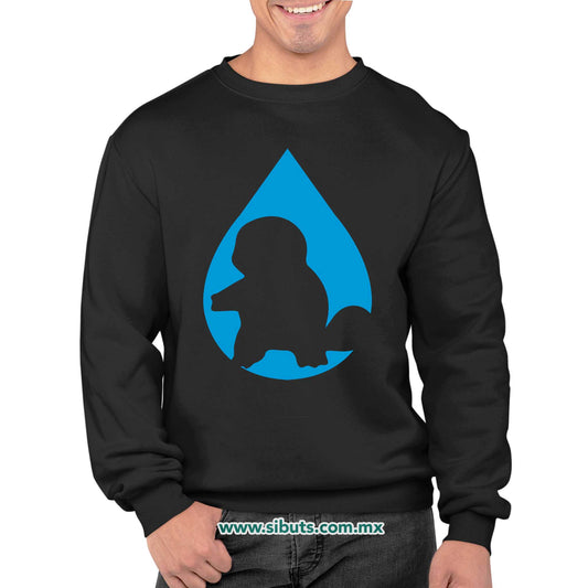 Sudadera Hombre Cuello Redondo Pokemon Squirttle