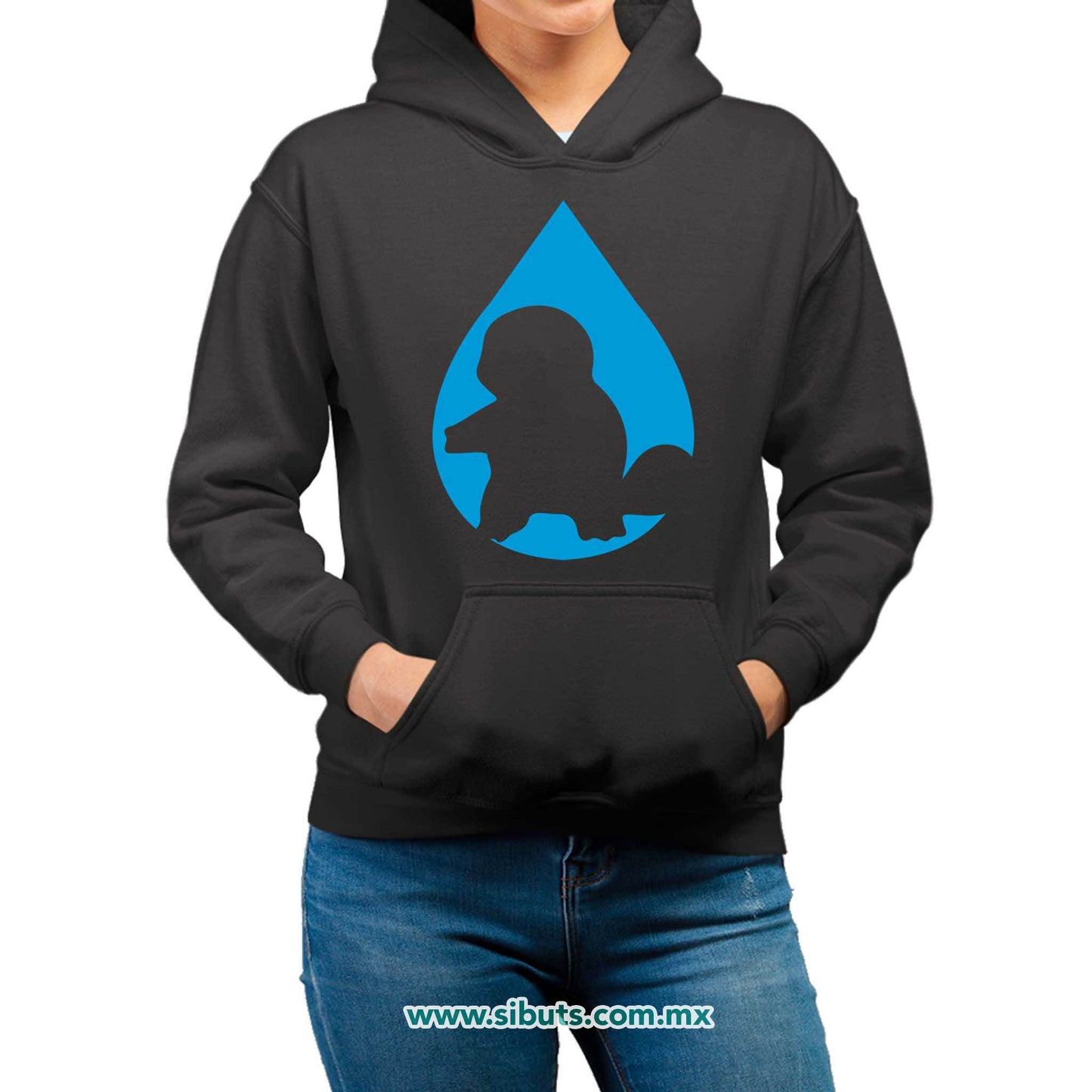 Sudadera Mujer Gorro Pokemon Squirttle