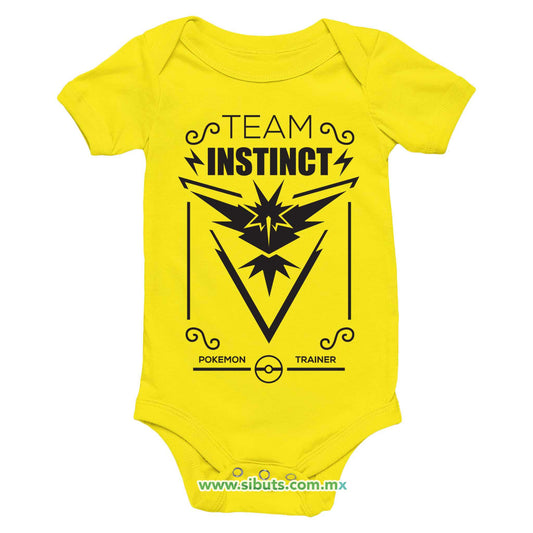 Pañalero Bebé Pokemon Team Instinct Amarillo
