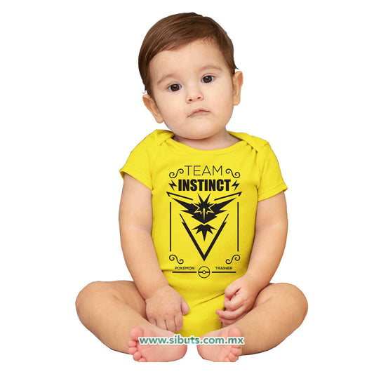 Pañalero Bebé Pokemon Team Instinct Amarillo