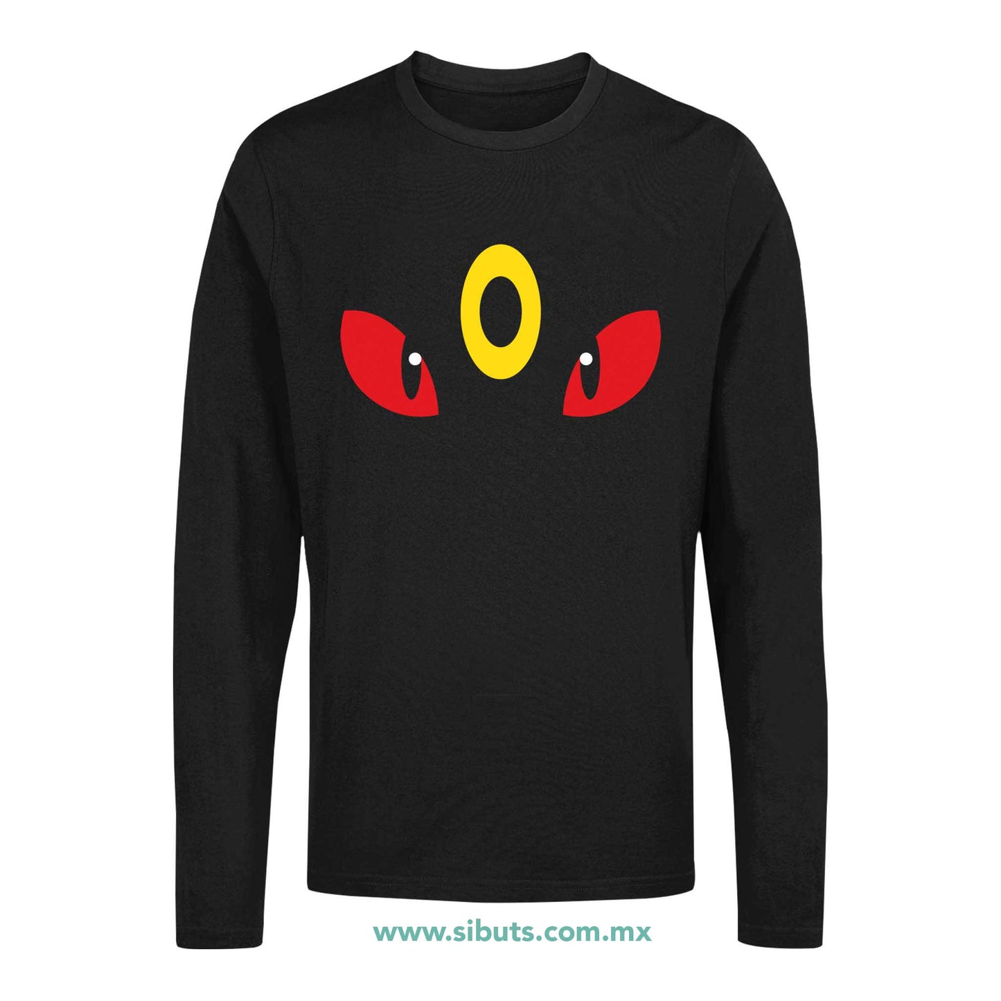 Playera Hombre Manga Larga Pokemon Umbreon