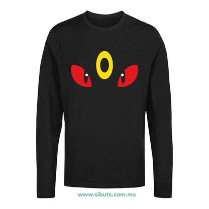 Playera Hombre Manga Larga Pokemon Umbreon