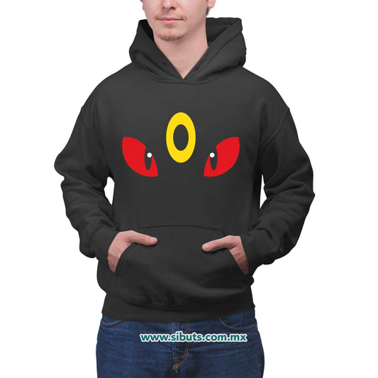 Sudadera Hombre Gorro Pokemon Umbreon