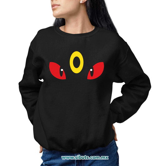 Sudadera Mujer Cuello Redondo Pokemon Umbreon