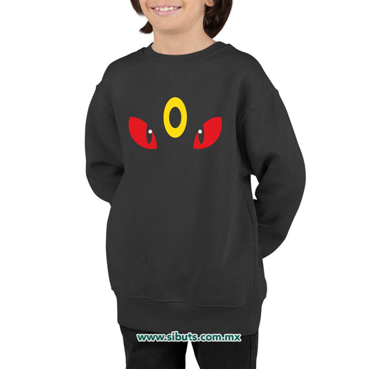 Sudadera Niño Cuello Redondo Pokemon Umbreon