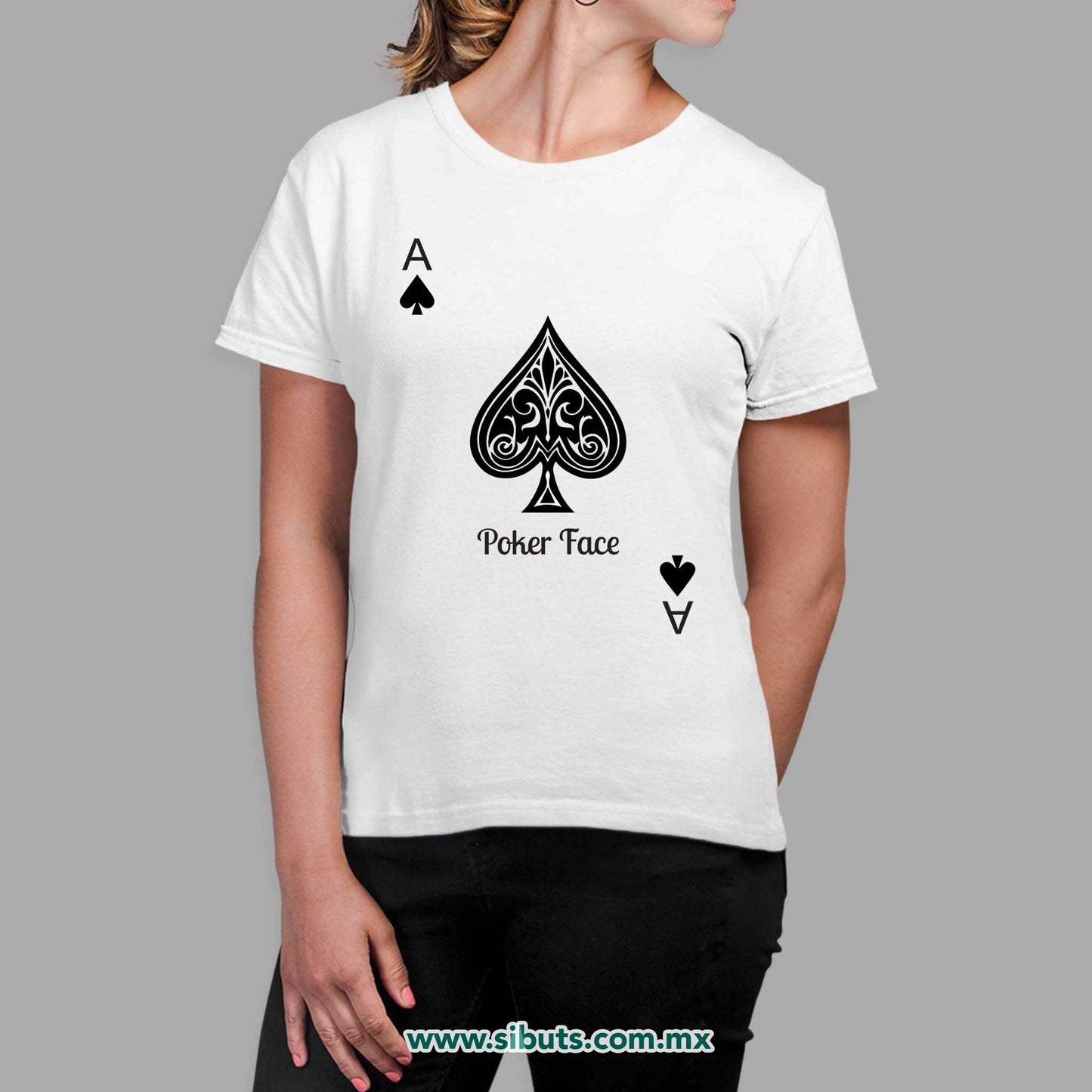 Playera Mujer Poker Face
