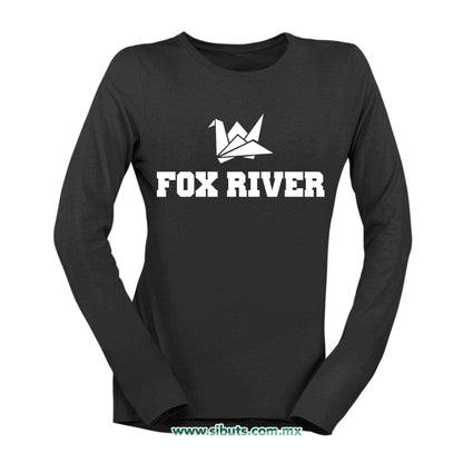 Playera Mujer Manga Larga Prison Break Fox River