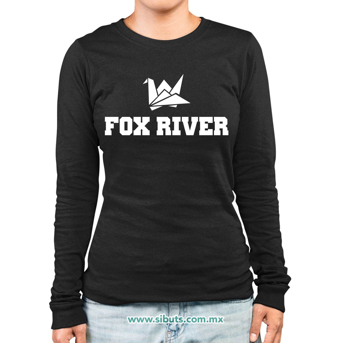 Playera Mujer Manga Larga Prison Break Fox River