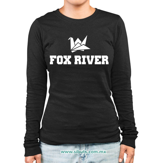 Playera Mujer Manga Larga Prison Break Fox River