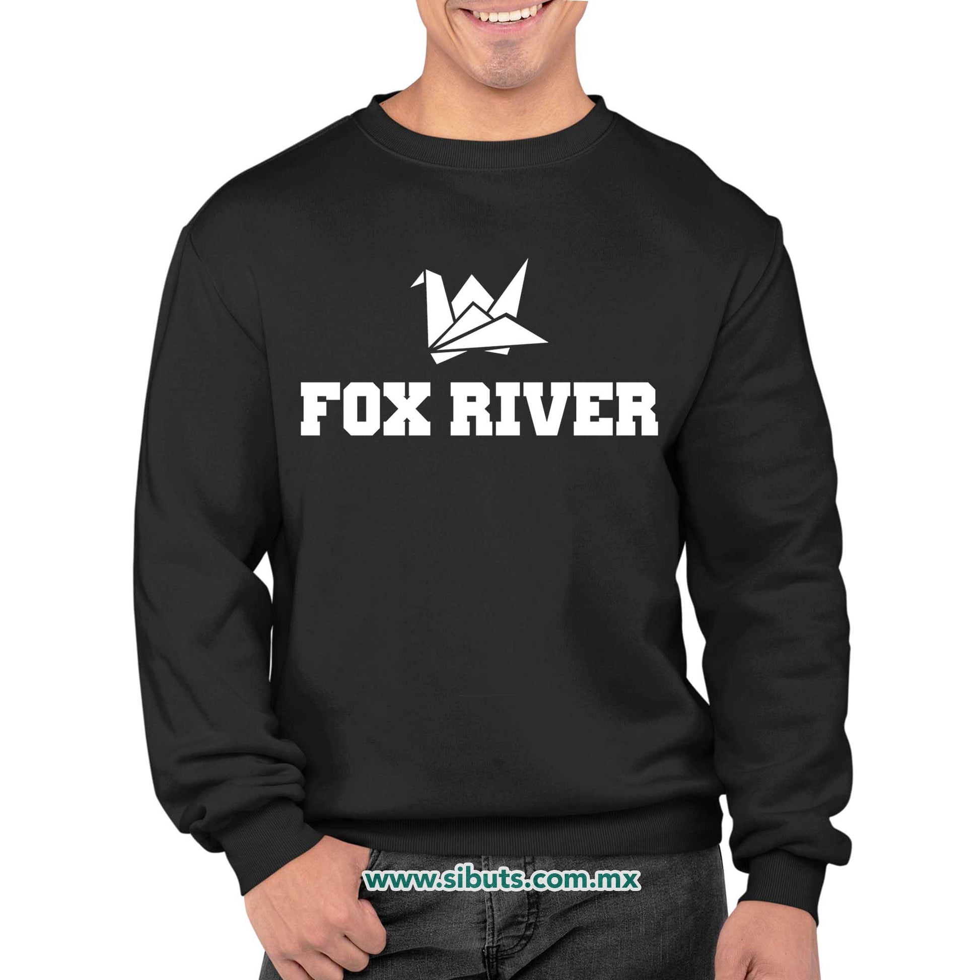 Sudadera Hombre Cuello Redondo Prison Break Fox River