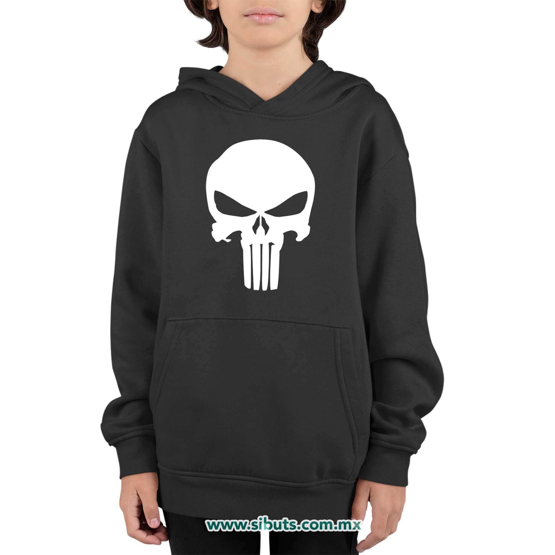 Sudadera Niño Gorro The Punisher