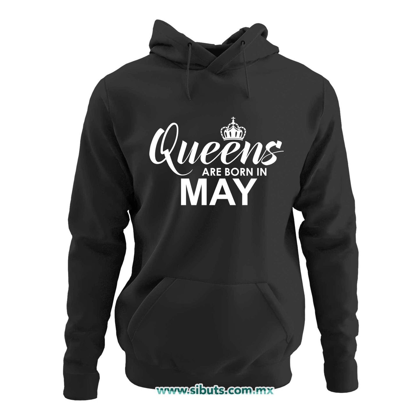 Sudadera Mujer Gorro Las Reinas Nacieron En Mayo