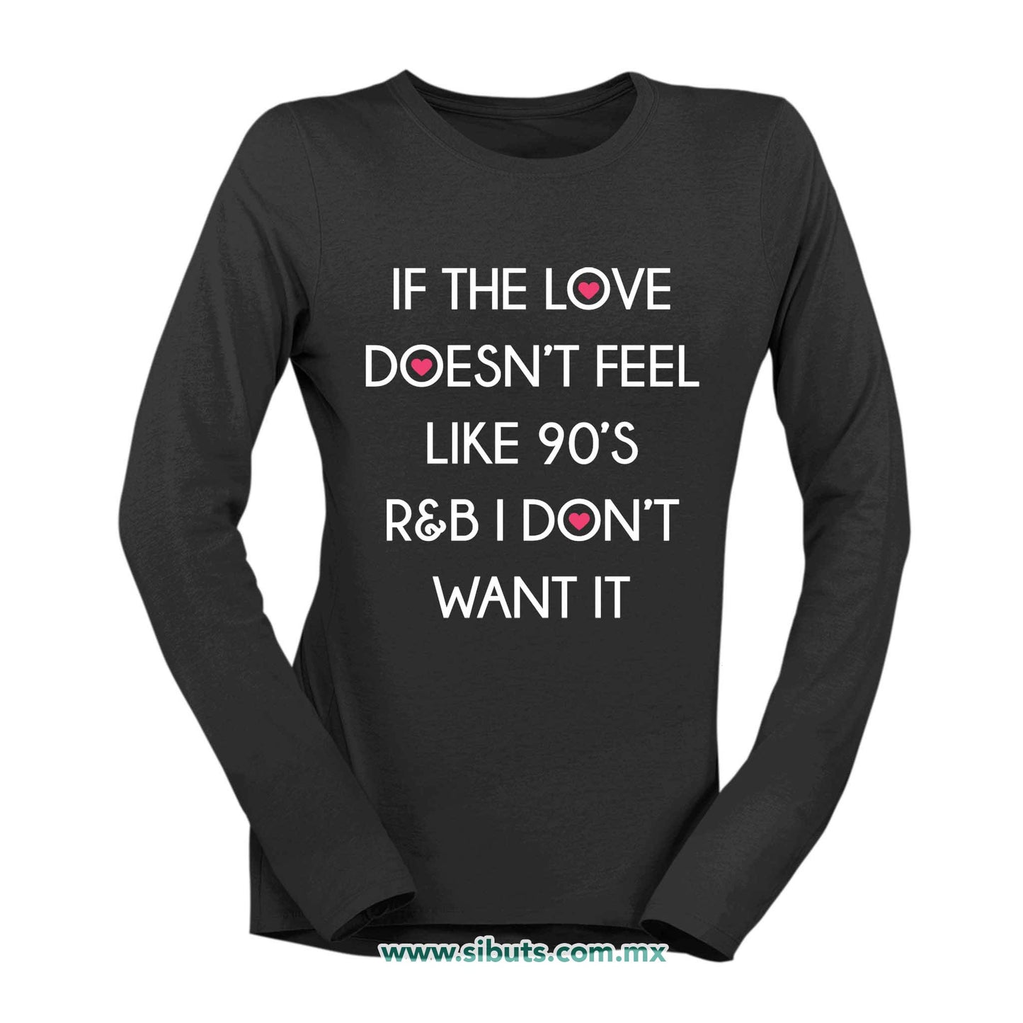Playera Mujer Manga Larga Gossip Girl Frase If The Love