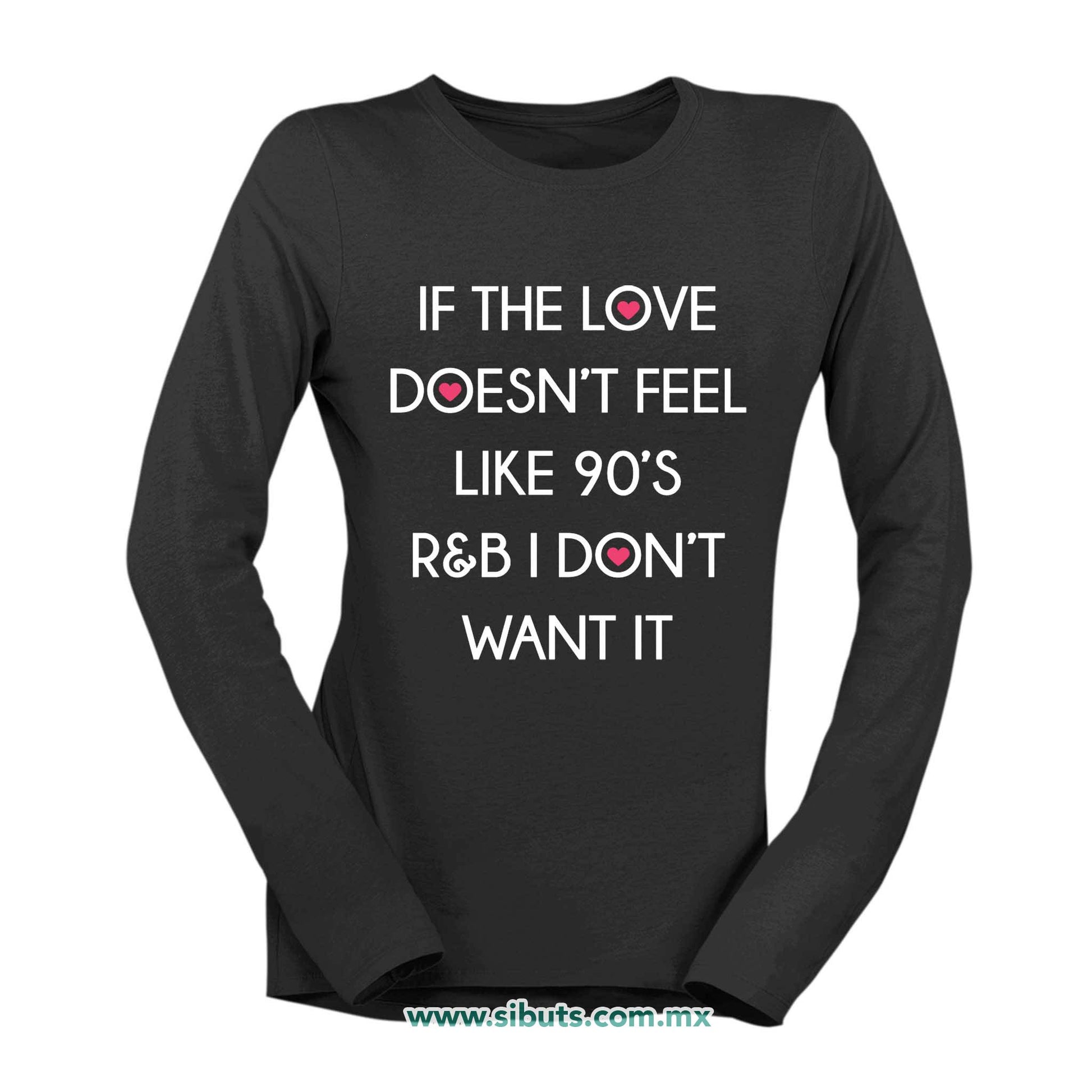Playera Mujer Manga Larga Gossip Girl Frase If The Love