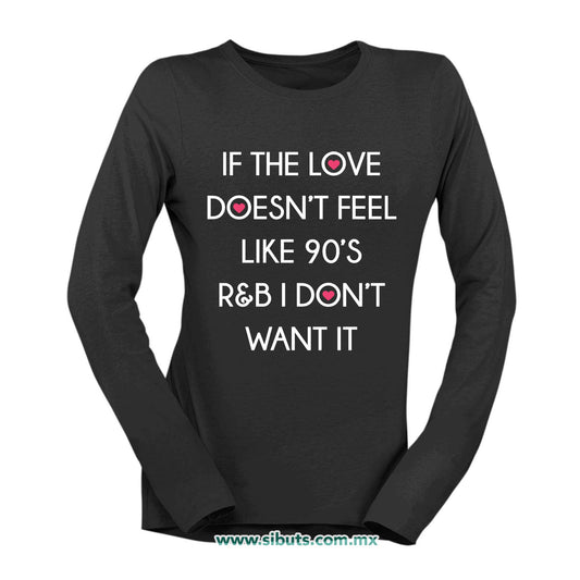 Playera Mujer Manga Larga Gossip Girl Frase If The Love